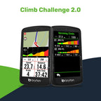 Bryton Rider S810 GPS-Fahrradcomputer mit 3,5" Farb-Touchscreen mit 2.5D-Glas, 50 Std. Akkulaufzeit, Offline-Europakarte, Turn-by-Turn-Navigation, ANT+/BLE-Konnektivität, Strava Live Segmente