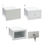 ARREGUI Elek 22500W-S0 Abzweigdosendeckel Tresor | Getarnter Safe | Versteckter Tresor für Zuhause mit Verteilerdosendeckel Front | Unsichtbarer Wandtresor | Geheimtresor | 13x20x21 cm | 3 L