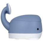 Kindsgut Kinder-Töpfchen, Babytopf WC/Klo, kinderfreundliches Wal-Design und dezente Farben, Toiletten-Training, Taubenblau