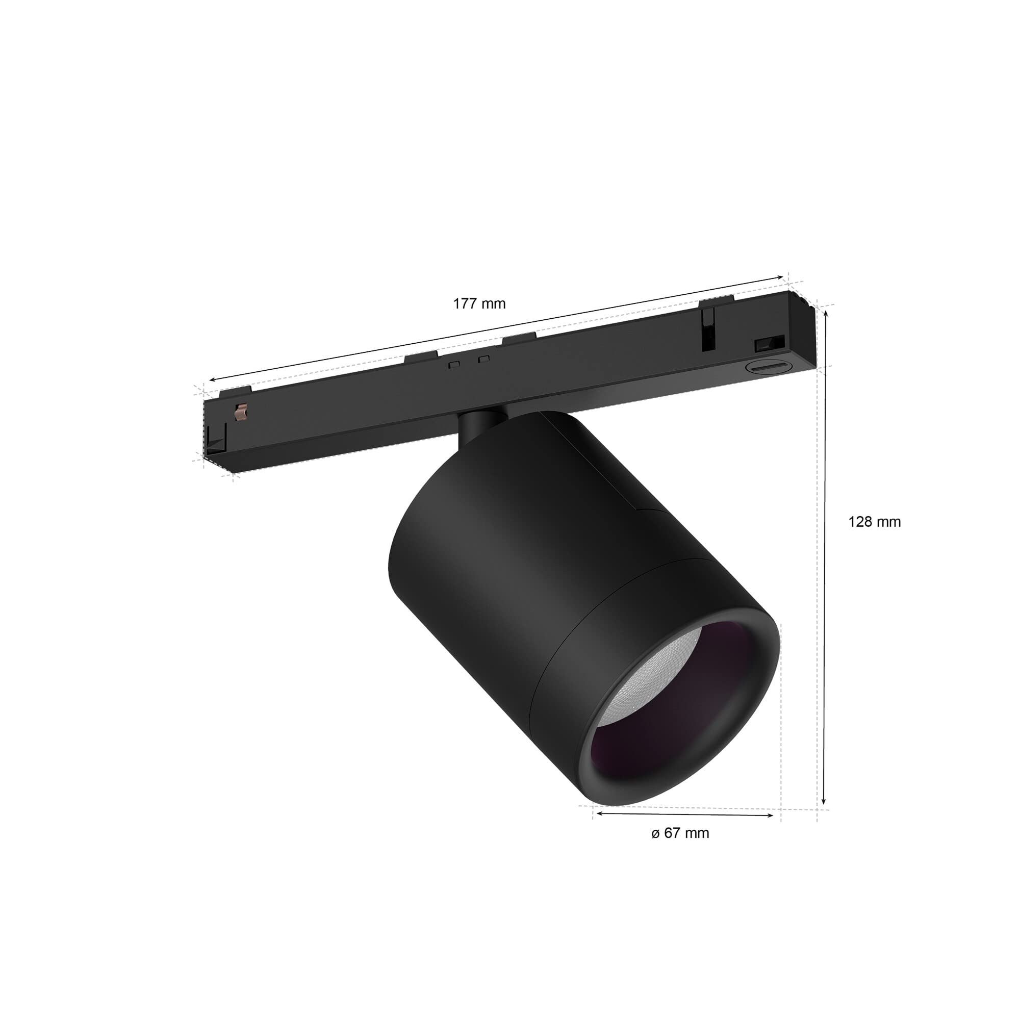 Philips Hue Perifo opbouwspot - wit en gekleurd licht - zwart - uitbreiding