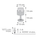 Dalber Kinder Tischlampe Nachttischlampe kinderzimmer Loving Deer Reh Tiere Rosa, 61271, E14