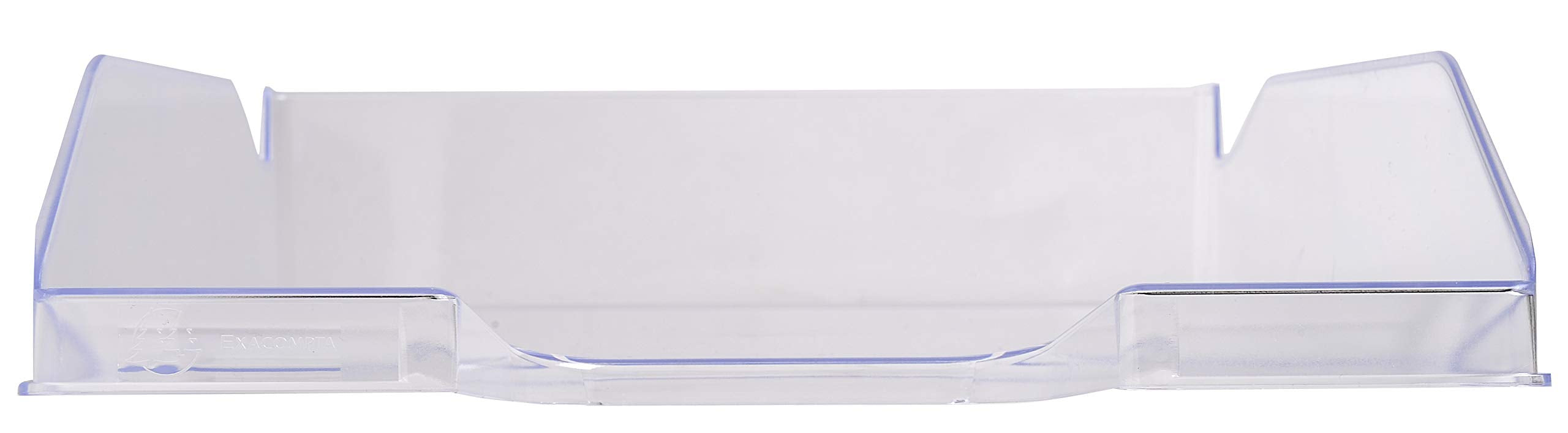 Exacompta 113223D 6er Pack Premium Briefablage Combo Midi DIN A4. Idealer Briefkorb für Ihre Organisation. Robuster und stapelbarer Ablagekorb Glasklar glossy