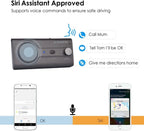 Avantree CK11 Kfz Bluetooth 5.0 Freisprecheinrichtung Freisprechanlage Car Kit für Sonnenblende, Lauter Lautsprecher, Siri Assistant Unterstützung, Lautstärkeregler, Auto Power On – Titan