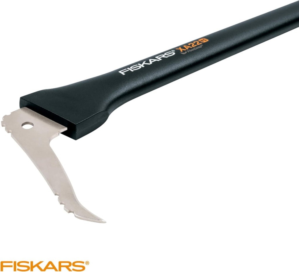 Fiskars 71,1 cm große Wasserpfeife schont Ihren Rücken – Heben, Ziehen und Laden von schweren Runden von Brennholz und gespaltenem Holz – scharfes und leichtes Pick-Werkzeug für Holzscheite –