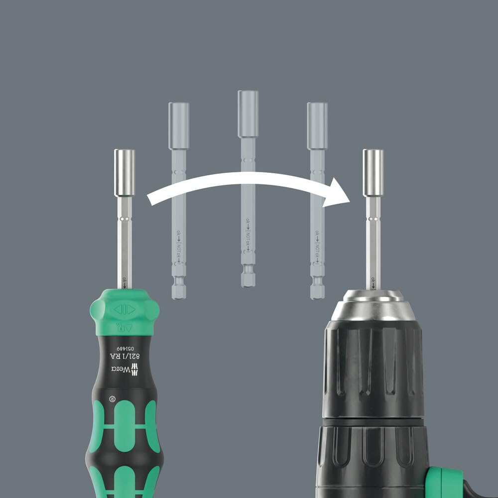 Wera 05051519001 Kraftform Kompakt 28 RA 1, 6-teilig