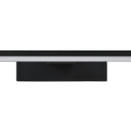 EGLO LED Wandlampe Pandella 1, 1 flammige Wandleuchte, Spiegelleuchte aus Aluminium und Kunststoff, Badezimmer Lampe in Schwarz, Weiß, Feuchtraumleuchte, IP 44, neutralweiß, L 60 cm