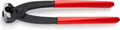 KNIPEX Ohrklemmenzange auf SB-Karte mit Kunststoff überzogen 220 mm, 10 99 I220 SB