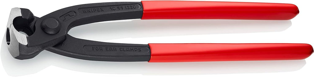 KNIPEX Ohrklemmenzange auf SB-Karte mit Kunststoff überzogen 220 mm, 10 99 I220 SB