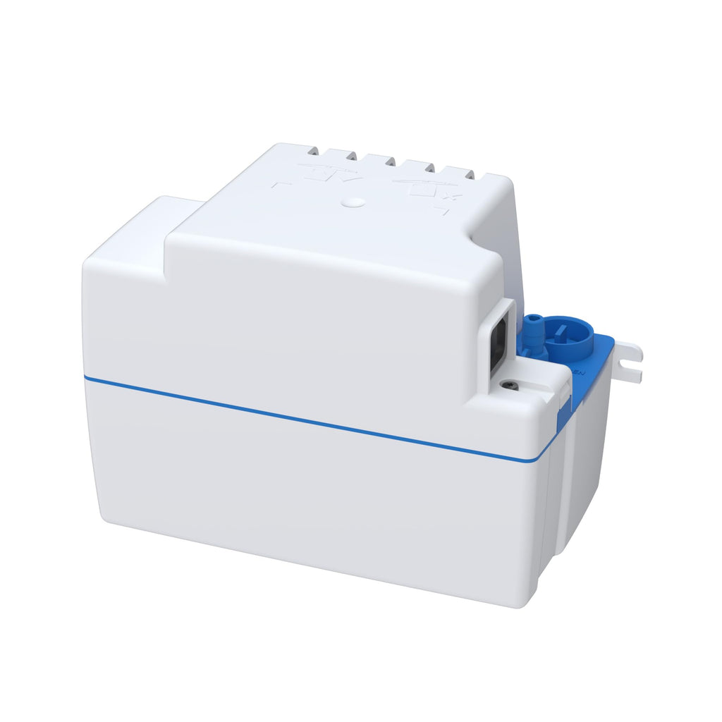 SFA – Kondensatpumpe Sanicondens Eco V02 mit 2 Zuläufen – Für Heizkessel und Klimaanlagen – Geräuscharm (45 dB) – Vollständiges Installationsset – 26 x 13,8 x 17 cm