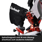 Einhell Akku-Kappsäge TE-MS 18/210 Li-Solo Power X-Change (18 V, max. 60 mm x 120 mm Schnitttiefe/-breite, Ø 210 mm Sägeblatt, neigbarer Sägekopf, Laser, ohne Akku)