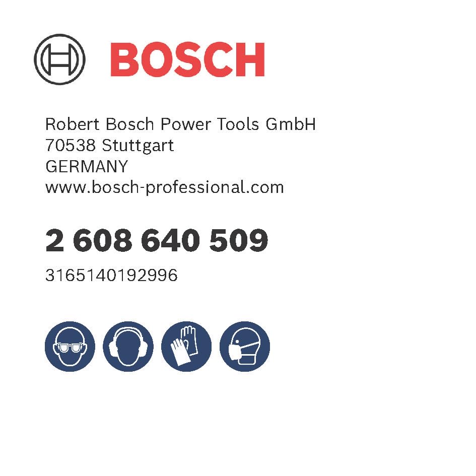 Bosch Professional Kreissägeblatt Multi Material zum Sägen in Multimaterial für Handkreissägen (Ør 190 mm), 2608640509, Farbe, Ø 190 mm / Bohrung 30 mm