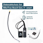 GPS-Tracker für E-Bikes — Bosch Generation 4 - Smart kompatibel, lückenlose GPS-Übertragung in Europa — Diebstahlschutz, Echtzeit-Tracking mit Handy-App — inkl. SIM & Zusatzakku
