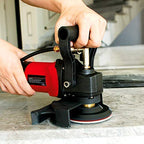 Nasspolierer, SPTA 800W / 220V 100mm Nass Poliermaschine mit variabler Geschwindigkeit und Granit-Diamantpolierkissen Betonpoliermaschine Steinpoliermaschine für Granit/Marmor/Beton/Stein (großer)