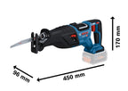 Bosch Professional 18V System BITURBO Akku Säbelsäge GSA 18V-28 (ohne Akku/ Ladegerät)