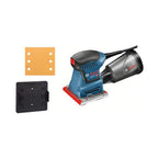 Bosch Professional Schwingschleifer GSS 140-1 A (mit Staubbox inkl. Microfilter, 2x Schleifblatt, 1x Schleifplatte, Lochwerkzeug)