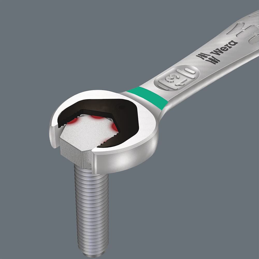 Wera 05020013001 6000 Joker 11 Set 1, Maul-Ringratschenschlüssel-Satz, metrisch, 11-teilig