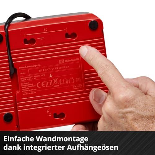 Original Einhell Starter Kit 5,2 Ah Akku und Fastcharger Power X-Change (Li-Ion, 18 V, 80 min Ladezeit, passend für alle Power X-Change Geräte)