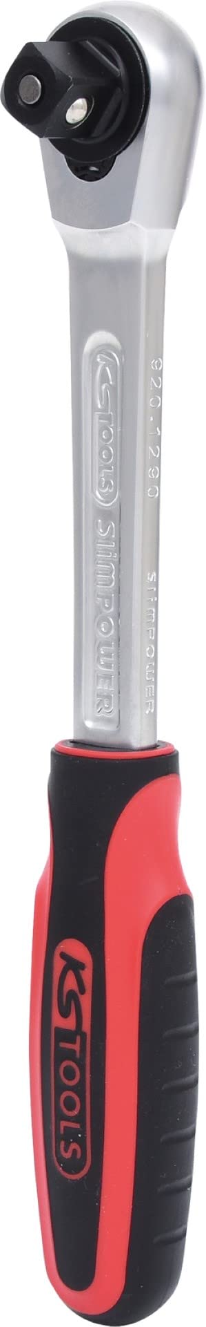 KS Tools 920.1290 1/2" SlimPOWER Umschaltknarre,72 Zahn
