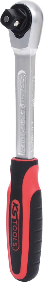 KS Tools 920.1290 1/2" SlimPOWER Umschaltknarre,72 Zahn