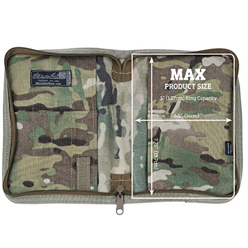 Ringblock-Hülle Rite in the Rain Allwetter aus Cordura®, 1,27 cm Ringbinder-Hülle, ca. 17 cm x 22,5 cm, hellbraun -Nr. C9200 7" x 9" multicam