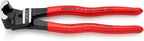 KNIPEX Bolzen-Vornschneider hochübersetzt auf SB-Karte mit Kunststoff überzogen 200 mm, 61 01 200 SB