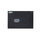 Yale Wandtresor mit Schlüssel Y3260220, Schwarz, 27 x 39 x 24 cm, 2 horizontale und 1 + 1 vertikale Riegel