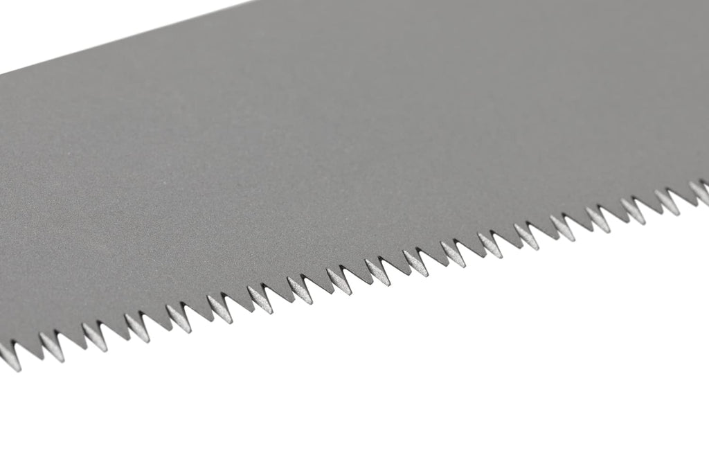 Fiskars Pro Handsäge für Holz, Laminat und PVC, Sägeblattlänge: 50 cm, 9 TPI, Schwarz/Orange, PowerTooth, 1062919