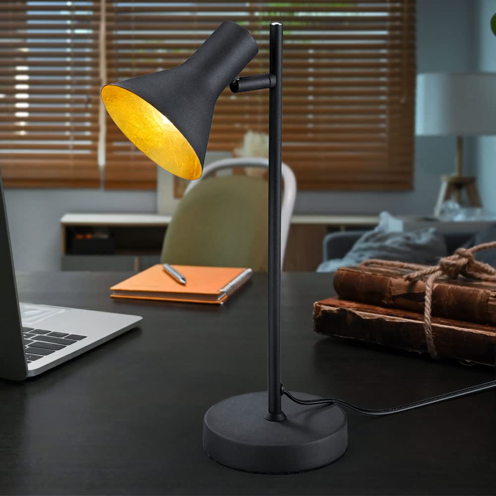 RL LIVE YOUR LIGHT Reality Leuchten R50161002 Tischleuchte, Metall, schwarz/gold