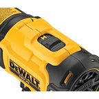 Dewalt 18 Volt Akku-Heißluftpistole DCE530N (2 Gebläse- und Temperaturstufen, arretierbarer Schalter für Dauerbetrieb, standfeste Stellfläche, Flächen- und Reflektordüse, ohne Akku und Ladegerät)