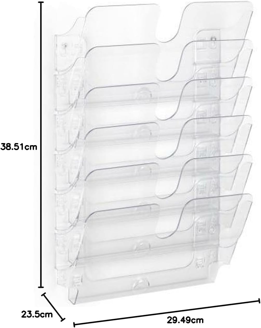 Durable Prospektspenderset (Flexiplus 6 Querformat, A4) 1 Set, transparent, 1700014401