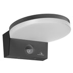 Maclean MCE344 LED Wandleuchte mit PIR Bewegungssensor und Dämmerungssensor, 15W 1560lm Wandlampe IP65 Wasserdicht Außenlampe 4000K Neutralweiß, für Außen- und Innenbereich (Grau)