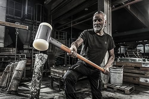HALDER - mit schwingungsdämpfendem, ergonomisch geformtem und lackiertem Hickorystiel | Ø=80 mm | 3366.081