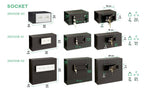 ARREGUI Socket Steckdosensafe | Versteckter Steckdosen Tresor | Unauffälliges Geheimfach für Geld und Wertsachen | Geldversteck in der Wand | Sicheres Geheimversteck für Zuhause | 20x40x13 cm |9 L