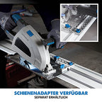 Evolution Metallkreissäge S210CCS | Kaltsäge Kreissäge Tauchsäge 1800W Inkl. Ø 210 mm HM-Sägeblatt Schneidet Baustahl, Metall | Schienenkompatibel Kaltkreissäge | Scie Circulaire mit Führungsschiene