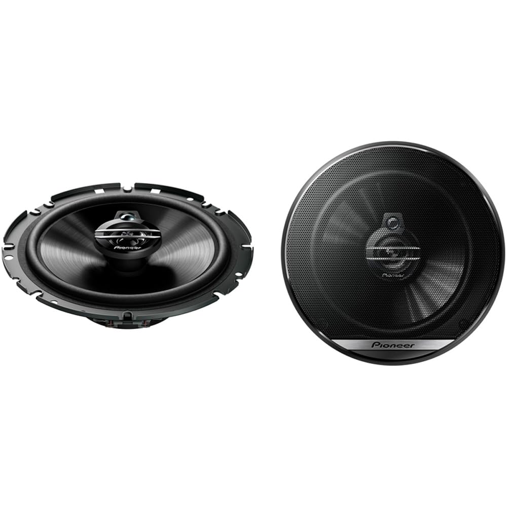 Pioneer TS-G1730F 3-Weg-Koaxiallautsprecher für Autos (300 W), 17 cm, kraftvoller Klang, IMPP-Membr Schwarz