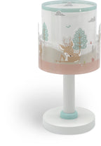 Dalber Kinder Tischlampe Nachttischlampe kinderzimmer Loving Deer Reh Tiere Rosa, 61271, E14