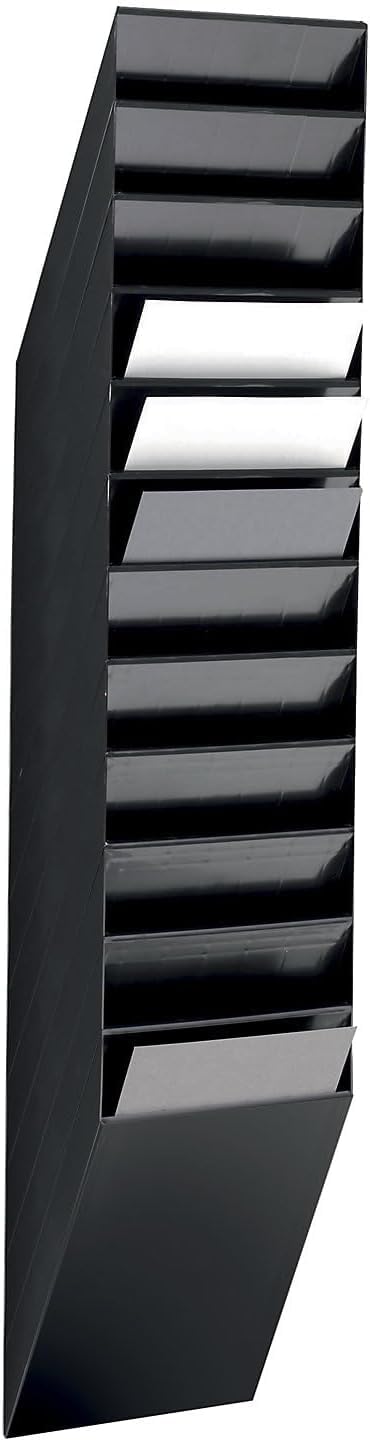 Durable Prospektspenderset Flexiboxx 12 A4, 1 Set, schwarz, 1709763060