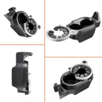 GEARMONSTER Getränkehalter, Mittelkonsole Becherhalter, Flaschenhalter für Benz SMART Fortwo W451 A4518100370 Auto Getränkehalter Expander, Schwarz