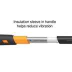 Fiskars IsoCore Vorschlaghammer für Abbruch und Fahren, mit Stoßdämpfung, 1,8 kg, 35,6 cm