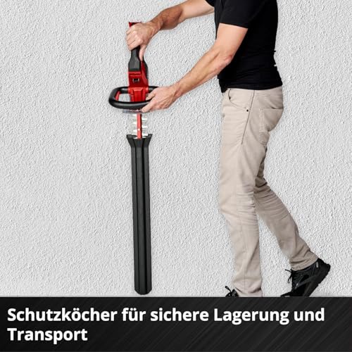 Einhell Akku-Heckenschere GE-CH 36/61 Li-Solo Power X-Change (36 V, 61 cm Schnittlänge, 26 mm Zahnabstand, inkl. Schnittgutsammler, ohne Akku)