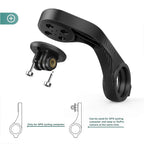 TUSITA Fahrrad Halterung Kompatibel mit Garmin Edge GPS Fahrradcomputer, XOSS G/G+, iGPSPORT GPS - Fahrradlenker Halterung 25.4mm 31.8mm Fahrrad Scheinwerfer Kameras Halter Out Front Bike Mount
