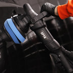 SPTA Auto Poliermaschine, 780W Exzenterpolierer, 6 Variable Geschwindigkeit, mit 125mm und150mm Polierschwamm, Abnehmbarer D-Griff und Seitengriff, 4M Kabel, zum Polieren von Auto, Boot, Motorrad