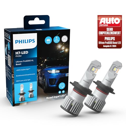Philips Ultinon Pro6000 Boost H7 LED Scheinwerferlampe Straßenzulassung Autoenthusiasten