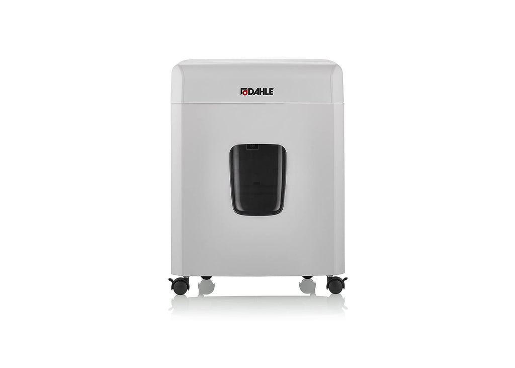 Dahle ShredMATIC 90 Aktenvernichter Autofeed (90 Blatt, P-4, Partikelschnitt, öl- und wartungsfrei, Automatischer Papiereinzug) lichtgrau/staubgrau