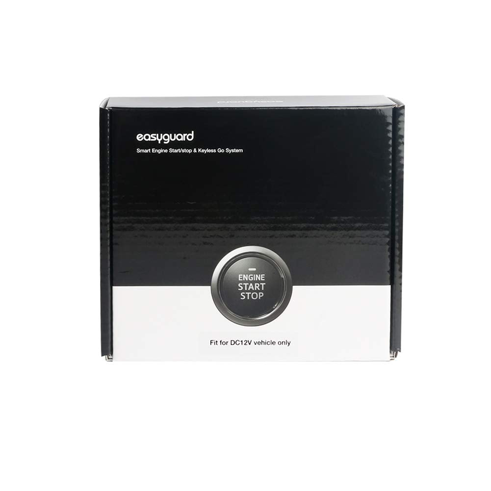 EasyGuard Smart Schlüssel RFID Auto Alarm mit Smart Push Start Button & Touch Keyless Go System