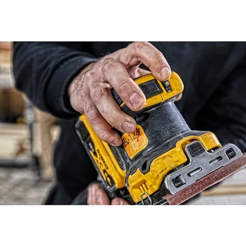 DEWALT DCW200N-XJ 18V XR Brushless 1/4 Blatt Handschleifer (blanke Einheit)