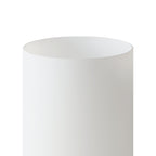 EGLO Tischlampe Geo, Tischleuchte minimalistisch, Nachttischlampe aus Opal-mattem Glas, Wohnzimmerlampe in Weiß, Lampe mit Schalter, E14 Fassung