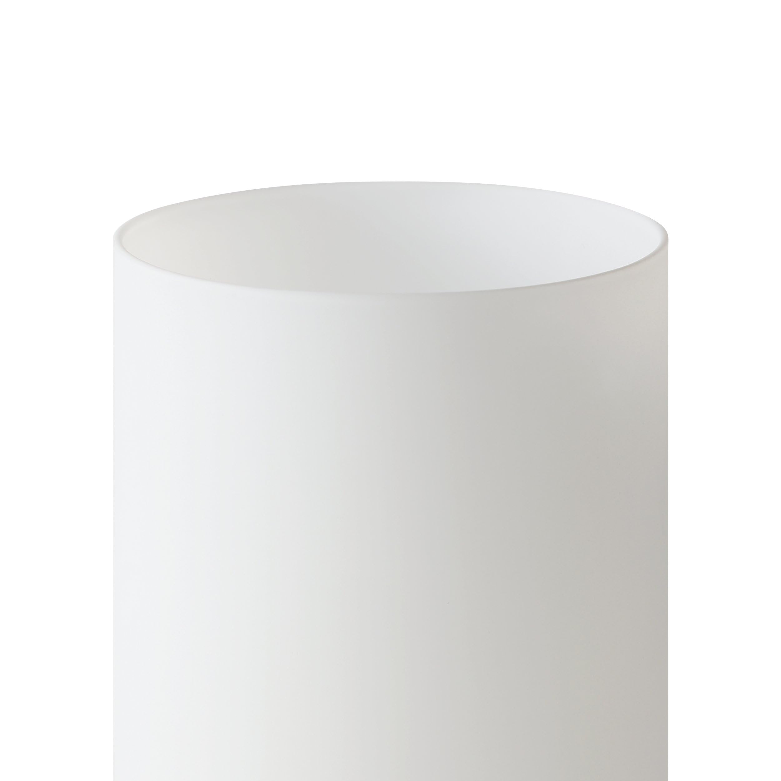 EGLO Tischlampe Geo, Tischleuchte minimalistisch, Nachttischlampe aus Opal-mattem Glas, Wohnzimmerlampe in Weiß, Lampe mit Schalter, E14 Fassung