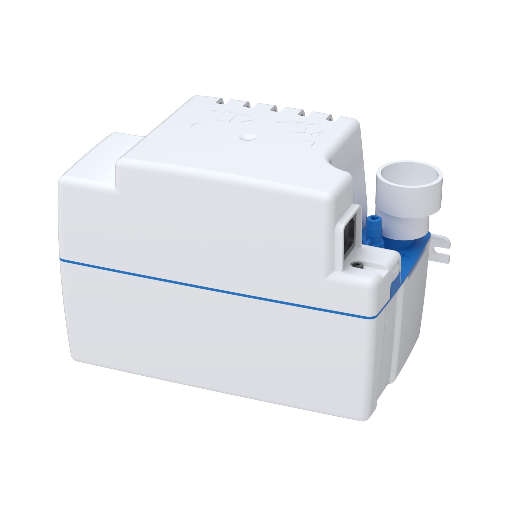 SFA – Kondensatpumpe Sanicondens Eco V02 mit 2 Zuläufen – Für Heizkessel und Klimaanlagen – Geräuscharm (45 dB) – Vollständiges Installationsset – 26 x 13,8 x 17 cm