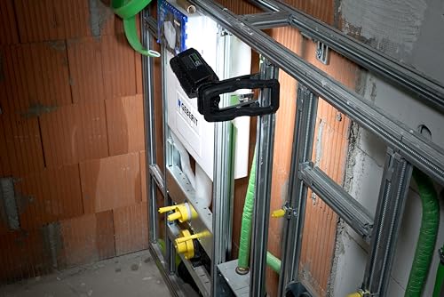 Brennenstuhl klemmbarer LED Arbeitsstrahler CL 1050 MA (10W, 950lm, IP65, Akku LED Arbeitsleuchte mit Neigungswinkel, USB, Powerbank, Engineered in Germany)